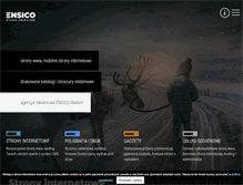 Tablet Screenshot of ensico.pl